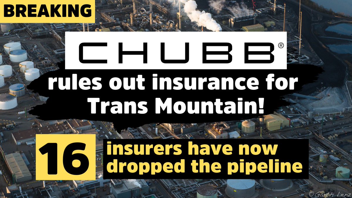 Insure Our Future Campaign Welcomes Chubb’s Tar Sands Exit