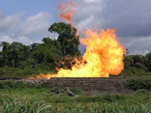 Shell Gas Flare, Nigeria