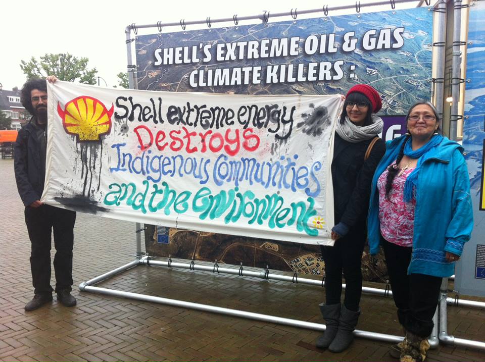 Indigenous Activists Challenge Shell