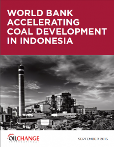 World Bank Accelerating Coal in Indonesia