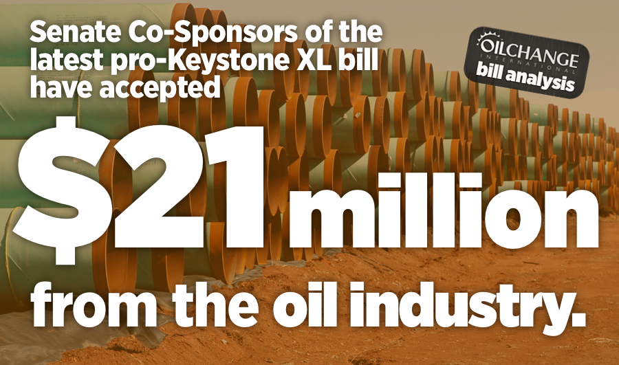 Oil money behind Keystone XL Senate bill breaks 20 million dollars