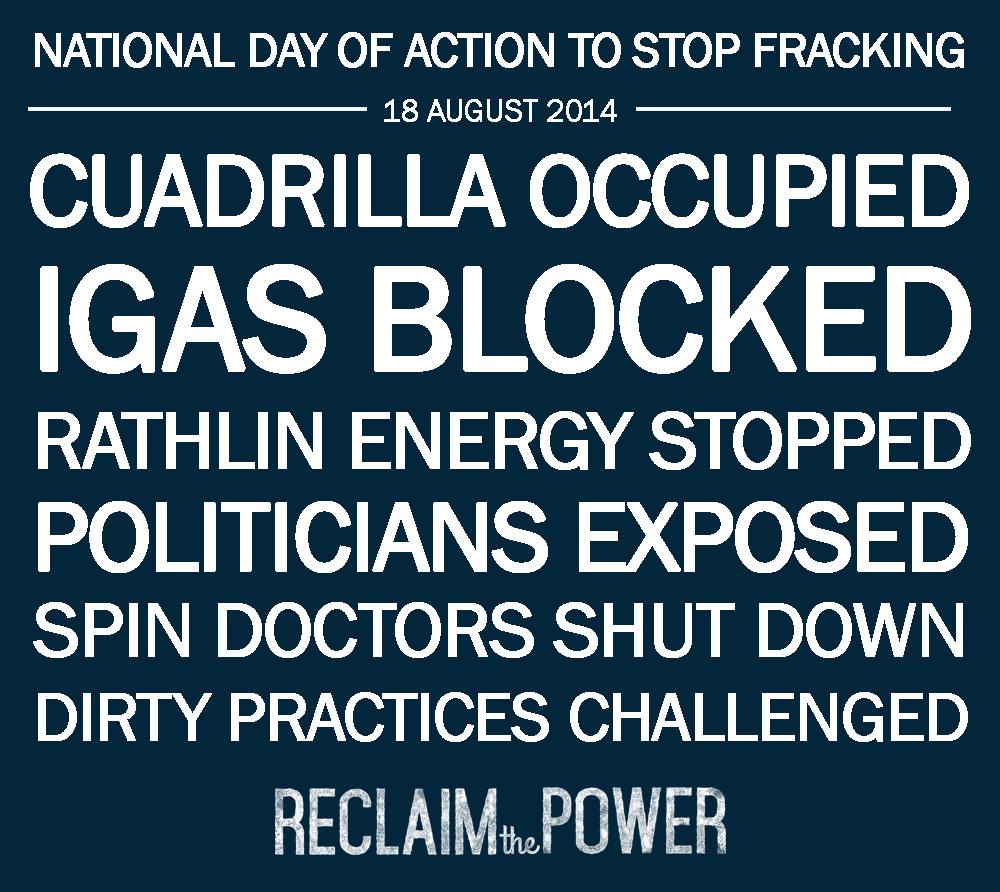 Britain’s Day of Action Against Fracking