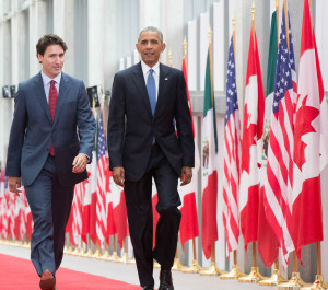 President Obama & Justin Trudeau" by Presidencia de la República Mexicana is licensed under CC BY 2.0