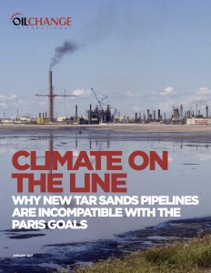 Climate on the Line: Why new tar sands pipelines are incompatible with the Paris goals