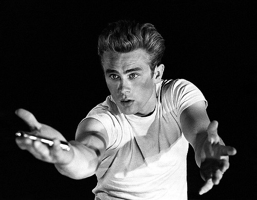 James Dean in Rebel without a Cause. Creative Commons