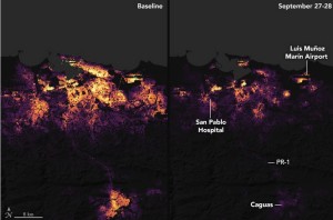 C: NASA - Before and after Hurricane Maria shots of Puerto Rico
