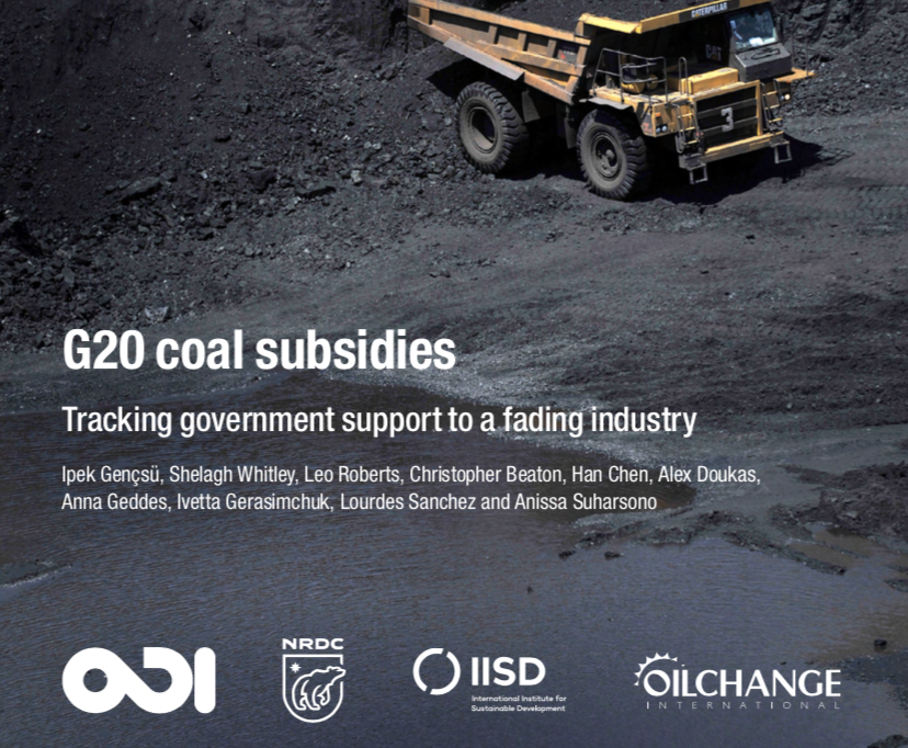 G20 Coal Subsidies: Tracking Government Support to a Fading Industry