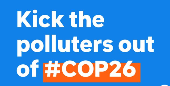 It’s a climate emergency: Time to “Kick Polluters Out” of COP26