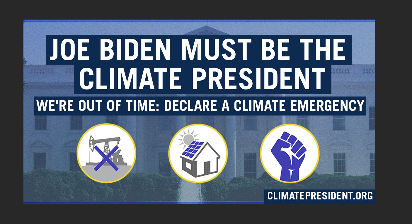 Biden Urged By Hundreds of Groups to Sign Climate Emergency Executive Order