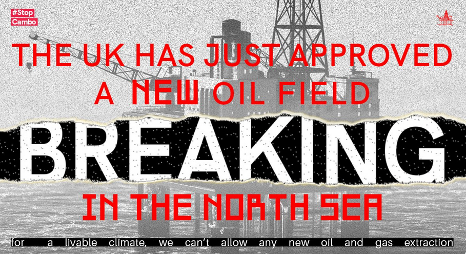 Despite still holding the COP Presidency, UK Government approves new oil field