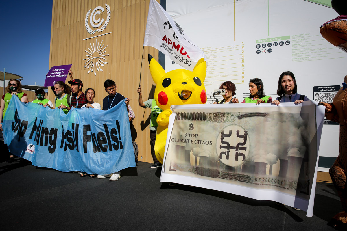 Climate activists demand end to public finance for fossil fuels at COP27