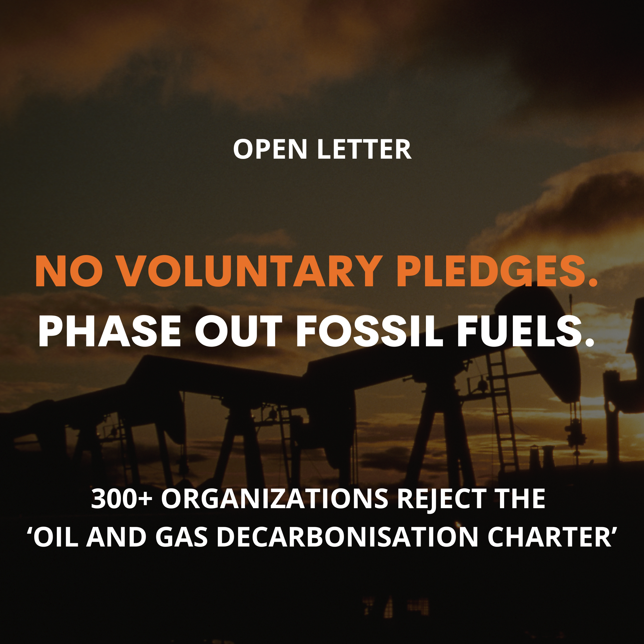 Open Letter: The World Needs A Transformational Outcome, Not More Voluntary Pledges